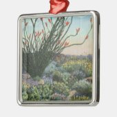 CaliforniaView of Cacti in Bloom Metalen Ornament (Links)