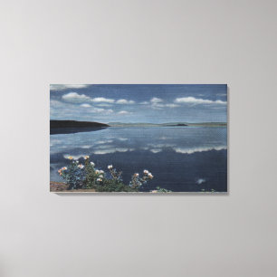 CaliforniaView of Mono Lake in the High Sierra Canvas Afdruk