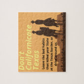 Californicate Texas Puzzle niet Legpuzzel (Verticaal)