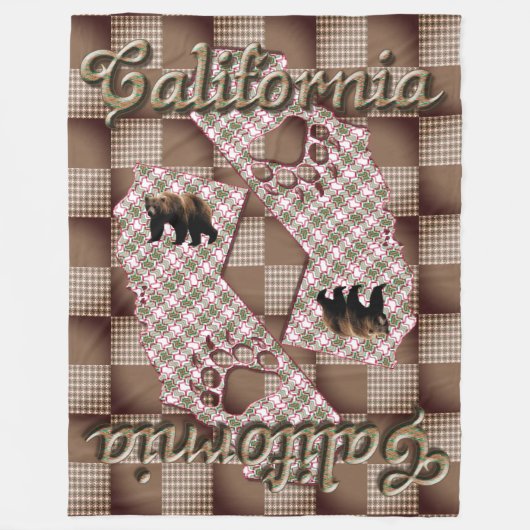 Californië2025 Fleece Deken (Voorkant)