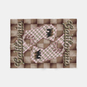 Californië2025-klein Fleece Deken (Voorkant (Horizontaal))