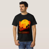 Californië 1900  zwarte T-Shirt (Voorkant volledig)