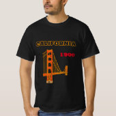 Californië 1900 zwarte T-Shirt (Voorkant)
