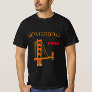 Californië 1900 zwarte T-Shirt