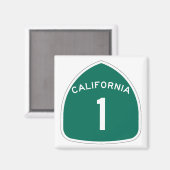 "Californië 1" Magneet (Voorkant / Achterkant)