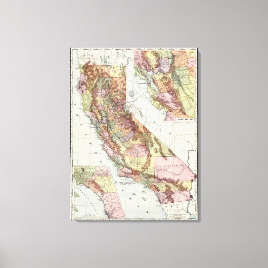 Californië 2 canvas afdruk (Voorkant)