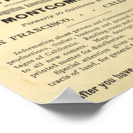 Californië 2 poster (Hoek)