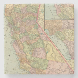 Californië 3 stenen onderzetter