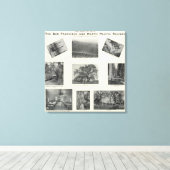 Californië 4 canvas afdruk (Insitu (Houten vloer))