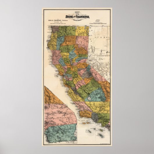 Californië 4 poster (Voorkant)