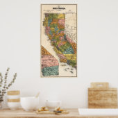 Californië 4 poster (Keuken)