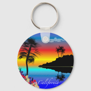 Californië 4 sleutelhanger