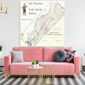 Californië 5 canvas afdruk (Insitu (Woonkamer))
