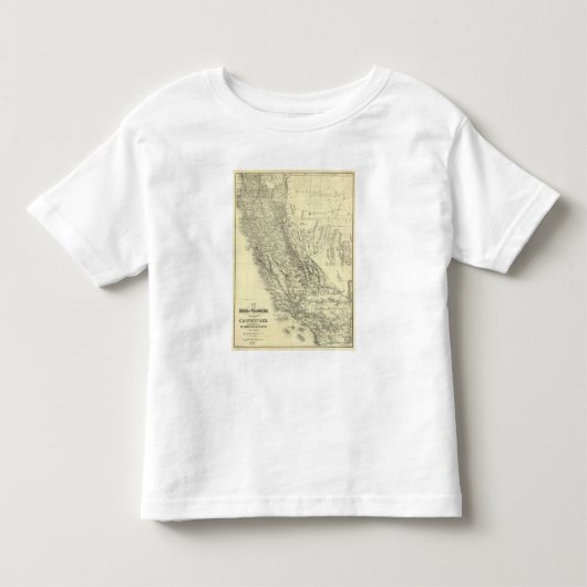 Californië 5 kinder shirts (Voorkant)