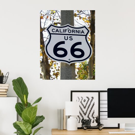 Californië 66 poster (Thuiskantoor)