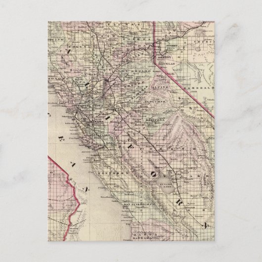 Californië 7 briefkaart (Voorkant)