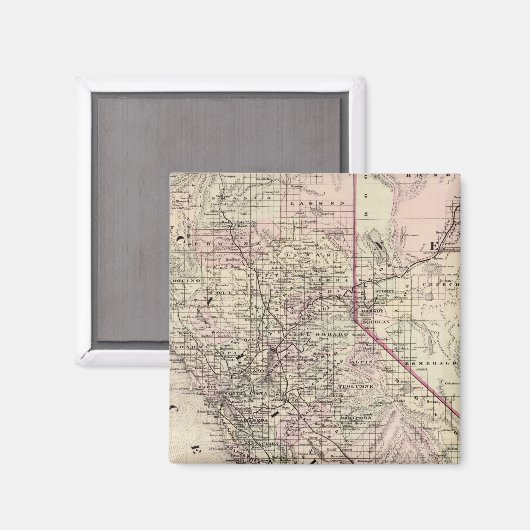 Californië 7 magneet (Voorkant / Achterkant)