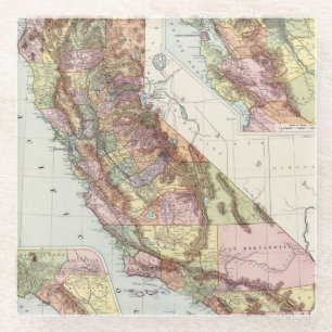 Californië 8 glazen onderzetter