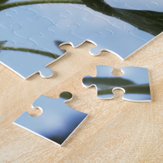 Californië, A Mammoth Sunflower (Helianthus) 4 Legpuzzel (Zijkant)