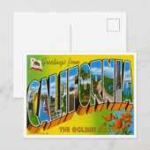  Californië Aankondigingskaart (Voorkant / Achterkant)
