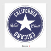 Californië all-star Chicano Decal Sticker (Vel)