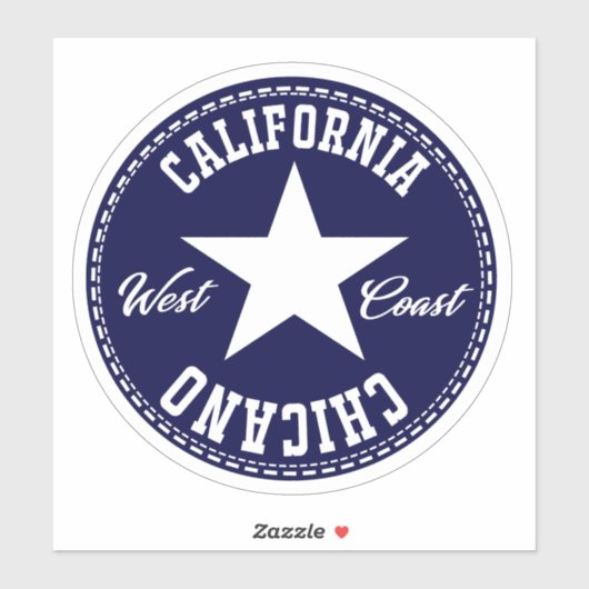 Californië all-star Chicano Decal Sticker (Vel)