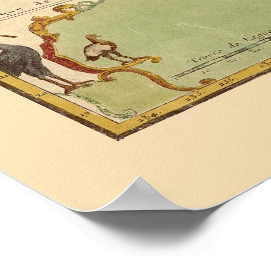 Californië als eiland door N. de Fer 1720 Poster (Hoek)