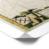 Californië als eiland poster (Hoek)