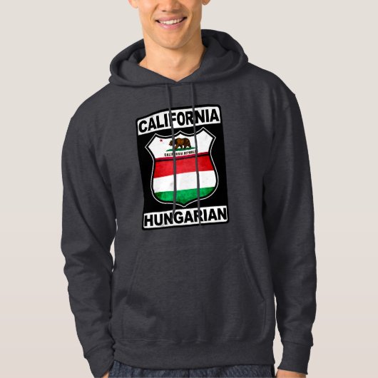 Californië-Amerikaans Hoodie (Voorkant)