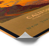 Californië, Amerikaanse Vacation Land  Poster (Hoek)