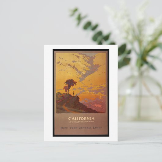 Californië. Amerika's Vacation Land Briefkaart (Staand voorkant)