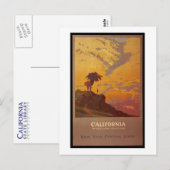 Californië. Amerika's Vacation Land Briefkaart (Voorkant / Achterkant)