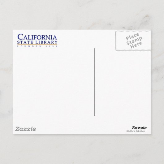 Californië. Amerika's Vacation Land Briefkaart (Achterkant)