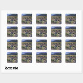 Californië, Anza-Borrego Desert SP, Zand Vierkante Sticker (Vel)