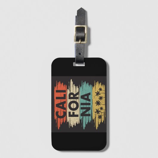Californië Bagagelabel (Voorkant (verticaal))