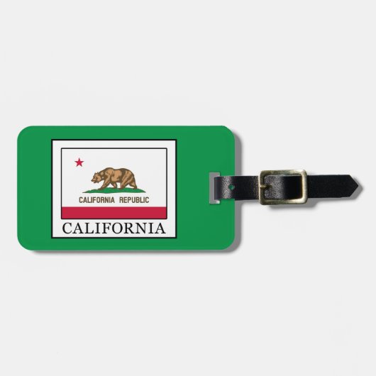 Californië Bagagelabel (Voorkant horizontaal)