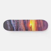  Californië Beach Pier Sunset Persoonlijk Skateboard (Horizontaal)