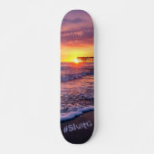 Californië Beach Pier Sunset Persoonlijk Skateboard (Voorkant)