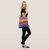  Californië Beach Pier Sunset Tote Bag (Op model)
