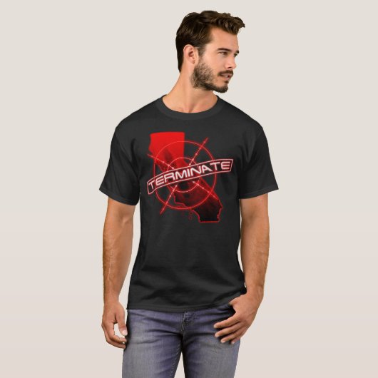 Californië: Beëindigen T-shirt (Voorkant volledig)