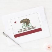 Californië Beer Bike Sticker (Envelop)