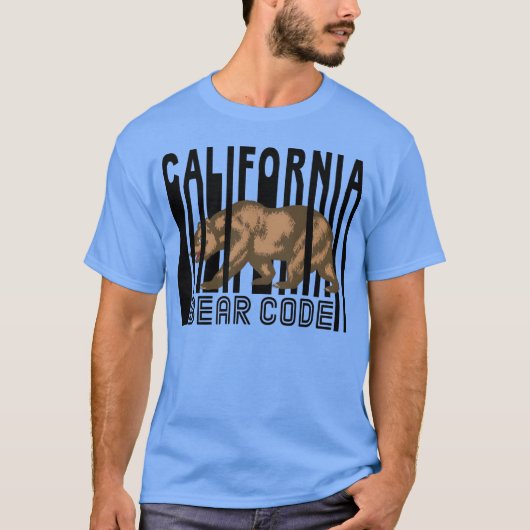 CALIFORNIË BEER CODE vriend T-shirt (Voorkant)