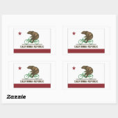 Californië Beer Cruiser Bike Sticker (Vel)