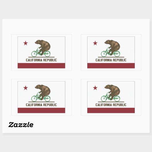 Californië Beer Cruiser Bike Sticker (Vel)