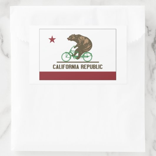 Californië Beer Cruiser Bike Sticker (Tas)