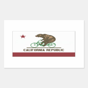Californië Beer Cruiser Bike Sticker