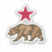 Californië-Beer en Star Sticker (Voorkant)