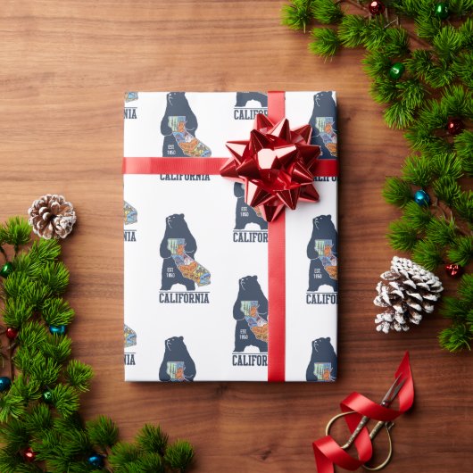 Californië Beer Golden State Cadeaupapier (Feestdagen Geschenken)