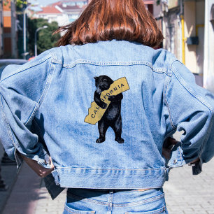 Californië Beer Hug Denim Jacket