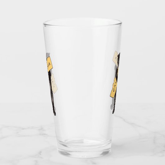  Californië Beer Hug Glas (Rechts)